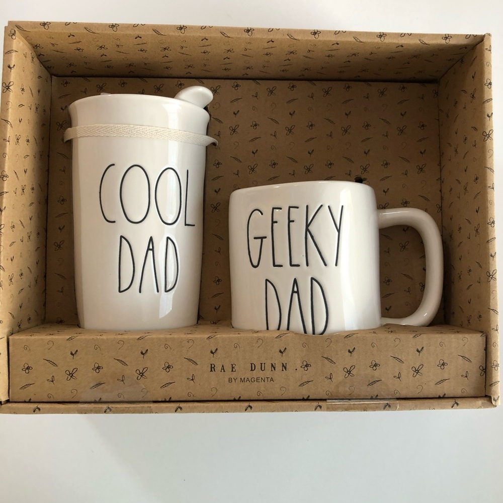 Rae Dunn Dad Mug Set